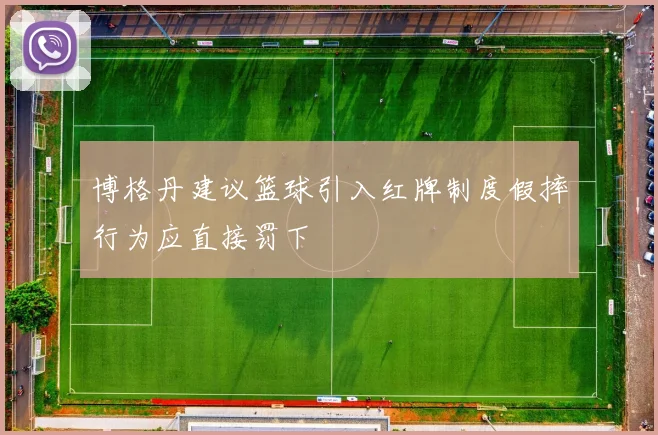 博格丹建议篮球引入红牌制度假摔行为应直接罚下